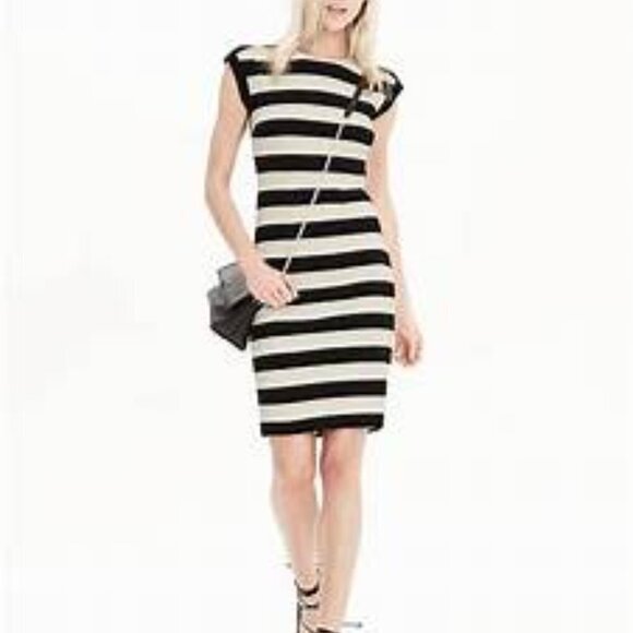 Banana Republic Dresses & Skirts - Banana Republic | Rugby Striped Dress Sz 10